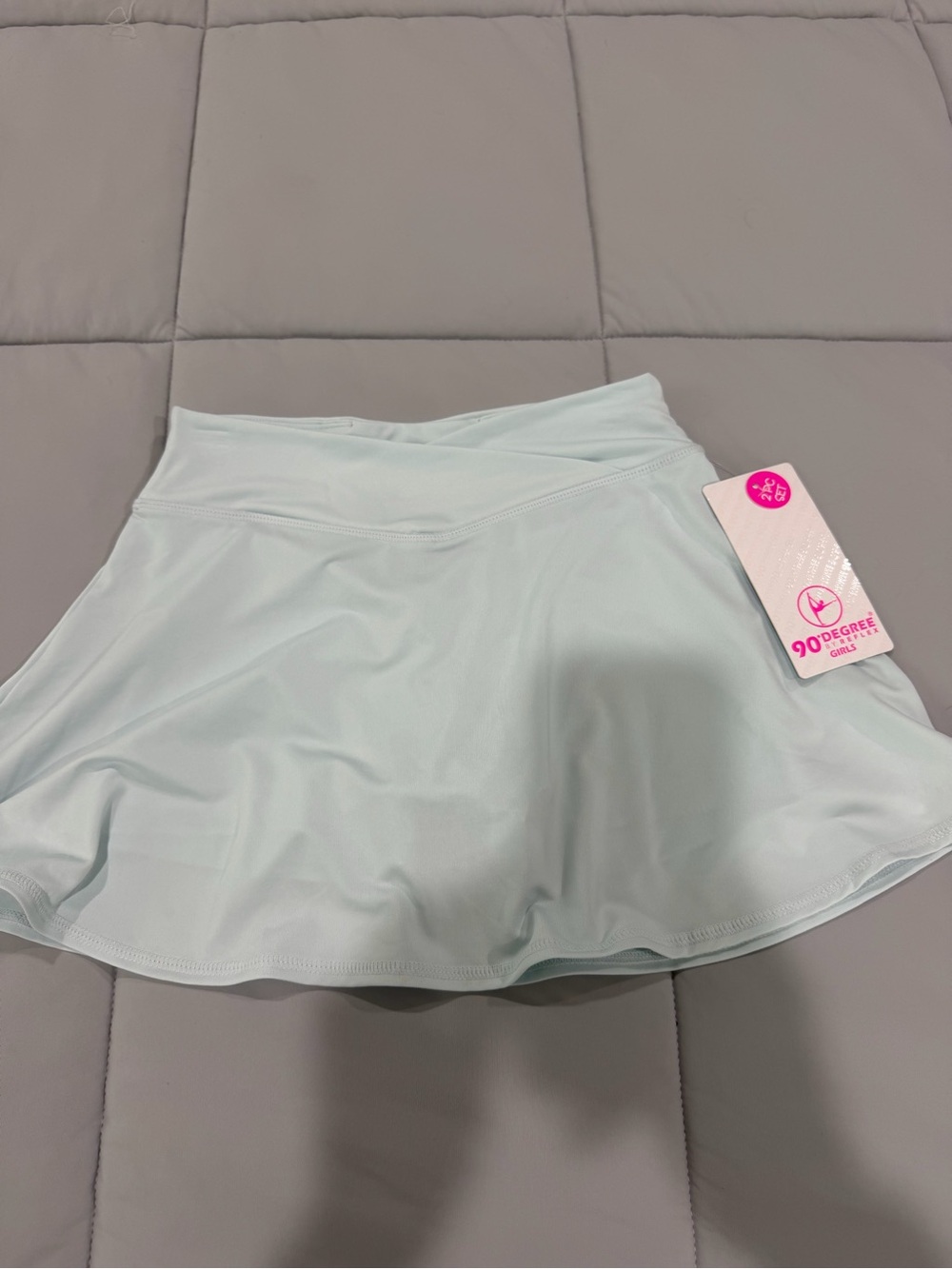 90 Degree By Reflex Light Blue Active Skort